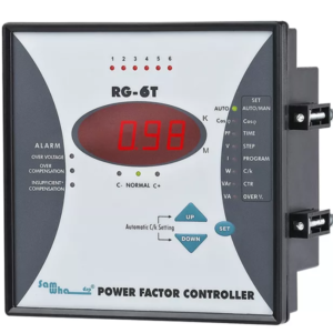 RG-6T Automatic Power Factor Controller (6 Steps, Model: 144×144)