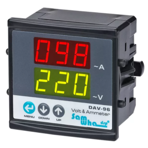 DAV-96 Digital Voltmeter & Ammeter (Panel Mount, 96×96 mm)