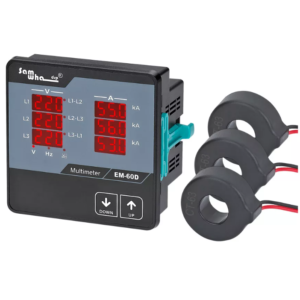 EM-60D Digital Multimeter (96×96 Panel Type, Included C.T)