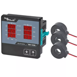 EM-100D Digital Multimeter (96×96 Panel Type, Included C.T)