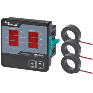 EM-250D Digital Multimeter (96×96 Panel Type, Included C.T)