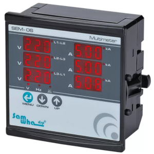 SEM-06 Digital Multimeter (96×96 Panel Type, CT Configurable)