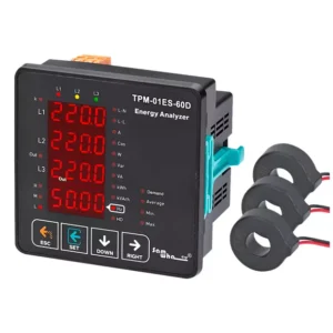 TPM-01ES-60D Energy Analyzer (96×96 Panel Type, Included C.T, RS485, 1 Relay Output)