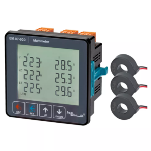 EM-07 Multifunction Power Meter (Panel Mount, 96×96 mm)